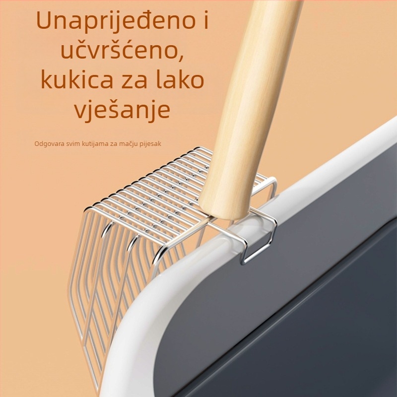 Sibo metalna lopatica za mačji pijesak