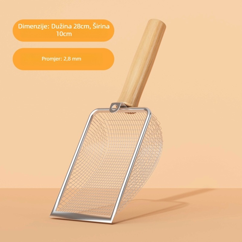 Sibo metalna lopatica za mačji pijesak