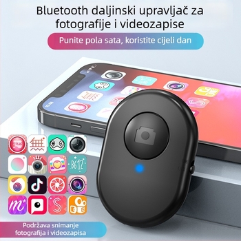 Bluetooth daljinski upravljač za selfie za kameru i telefon – univerzalni upravljač za selfie štap