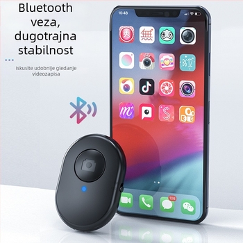 Bluetooth daljinski upravljač za selfie za kameru i telefon – univerzalni upravljač za selfie štap