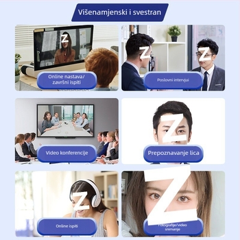 Pametna PTZ USB web kamera 1080p HD, senzor 800K, USB 2.0, bez upravljača za stolna računala