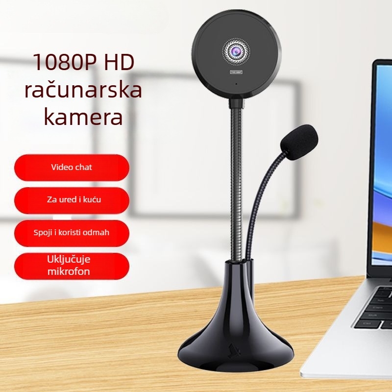 Pametna PTZ USB web kamera 1080p HD, senzor 800K, USB 2.0, bez upravljača za stolna računala