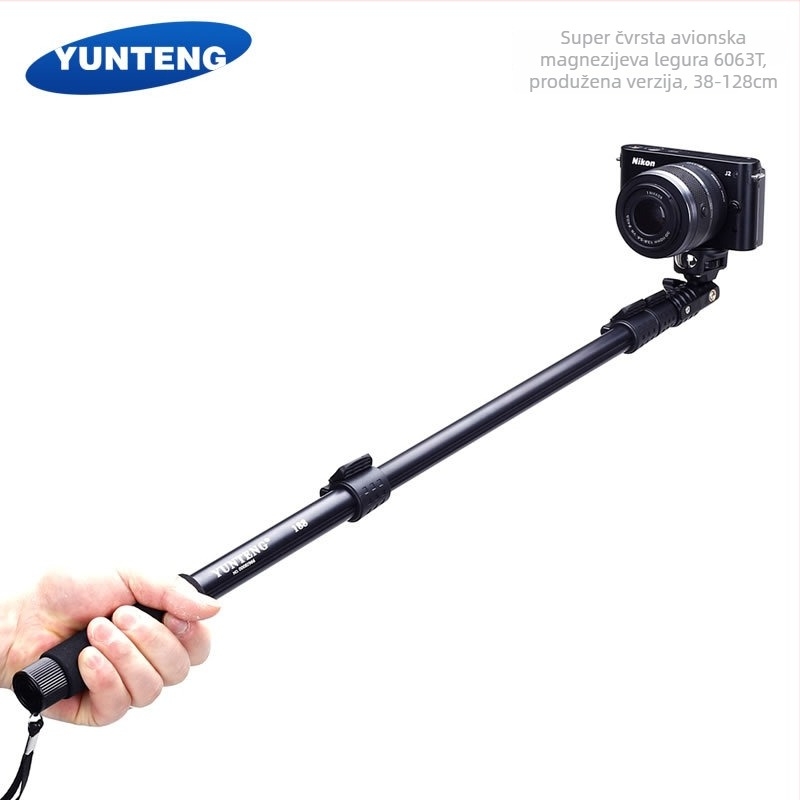 Yunteng YT-088 / YT-188 Univerzalni selfie štap za telefone i bezzrcalne fotoaparate, aluminijska legura, Bluetooth nije podržan, Daljinski upravljač nije uključen