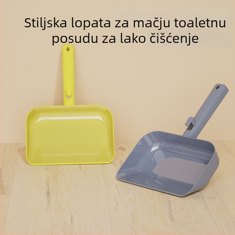 Višenamjenska lopatica za mačji pijesak – PP materijal, pogodna za kutiju za mačji pijesak
