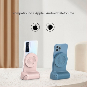 Bluetooth držač za kameru s magnetskim pričvršćivanjem i MagSafe stolnim bežičnim punjenjem, ABS LMH-P005