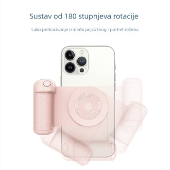 Bluetooth držač za kameru s magnetskim pričvršćivanjem i MagSafe stolnim bežičnim punjenjem, ABS LMH-P005