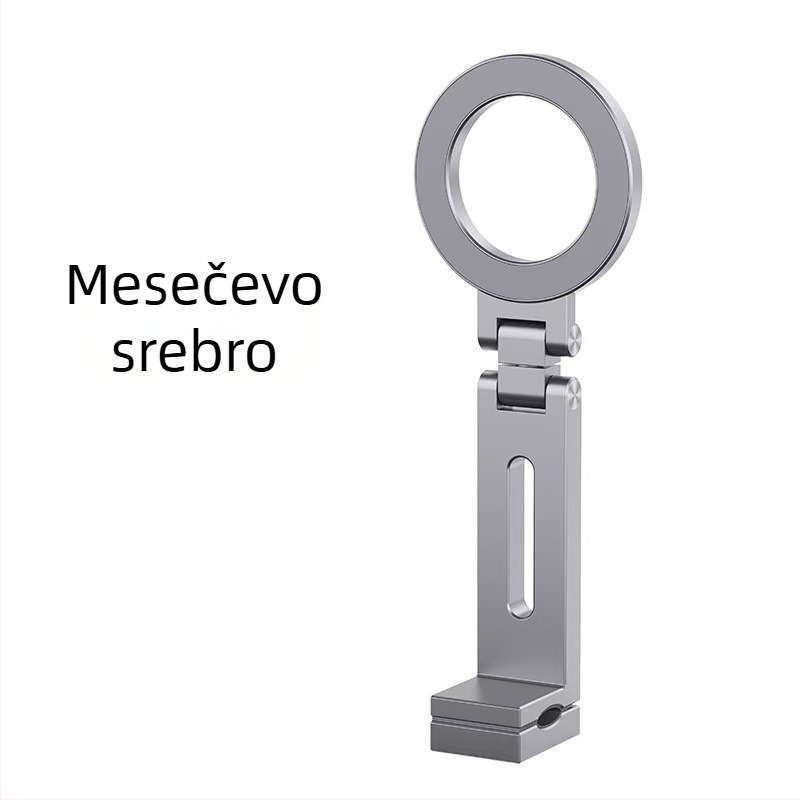 MagSafe magnetski držač za telefon, ABS sklopivi rotirajući stolni stalak, kompaktan za putovanja