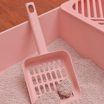 NEKU Set lopatice za mačju stelju s velikim otvorom – ABS plastika, alat za čišćenje mačje toalete, slatko kućno ljubimče