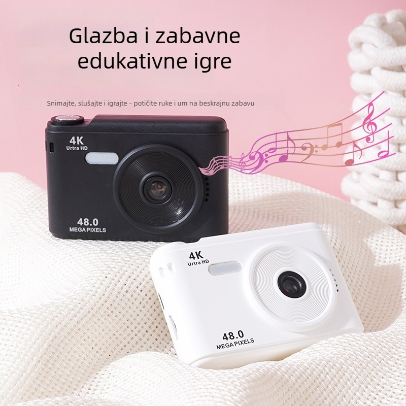Zhishengda Z01 Dječja igračka kamera, 2,4-inčni LCD, 48MP, PC kućište