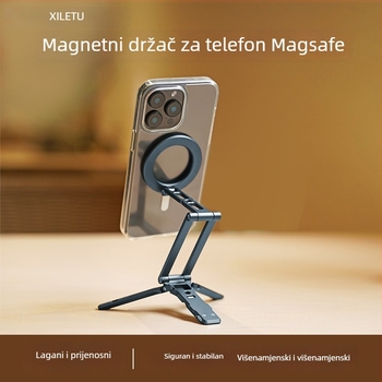 MagSafe magnetski držač za telefon – livestream i selfie, aluminijska legura, prijenosno