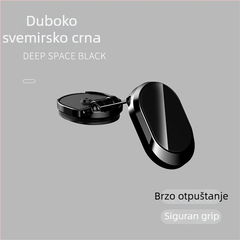 Magnetski držač za automobil za telefon – univerzalni, plastični, rotirajući i sklopivi navigacijski stalak