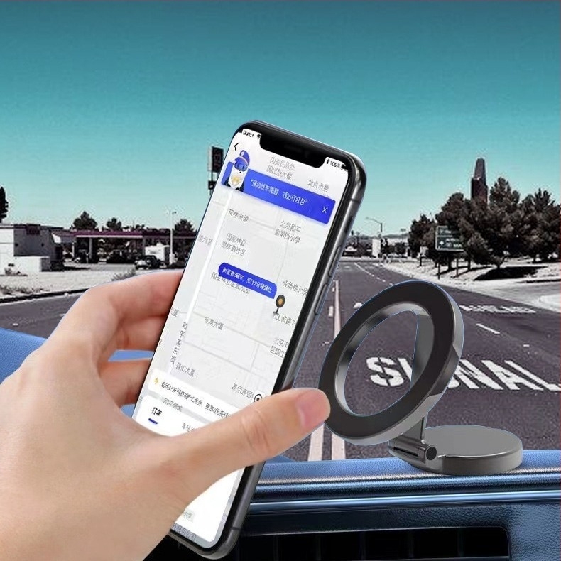 Auto držač za telefon, od aluminijske legure, univerzalnog dizajna, prilagodljiv