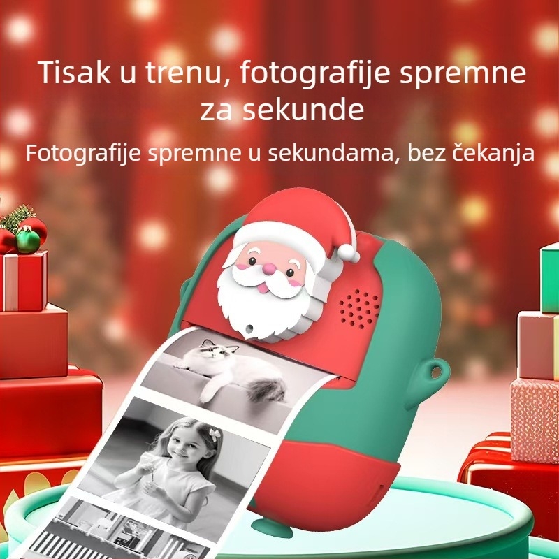 Dječja kamera - A18 mini DSLR s dvostrukim objektivom, 2,0'' LCD, 24 MP, ABS kućište
