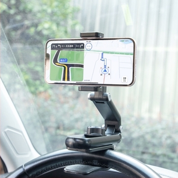 Držač za telefon u automobilu, univerzalna podrška za navigaciju na sunčani vizir, HUD klip, prenosno