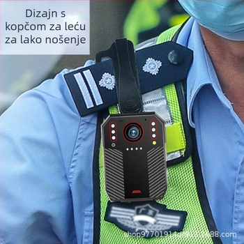 Blue Eyes T6 polu-profesionalna integrirana kamera za forenziku, 3600 CCD senzor, ultraširok objektiv, 1080p snimanje, noćni vid, 10-sat baterija