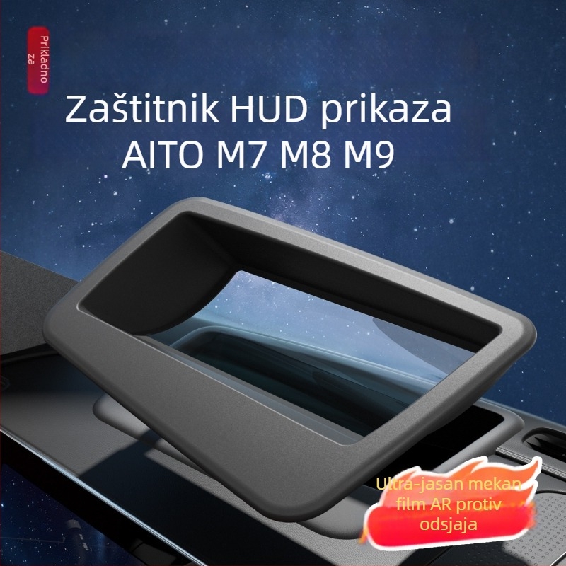 HUD zaštitno kućište za Wenjie M8/M9/M7 – ABS materijal, navigacijski okvir