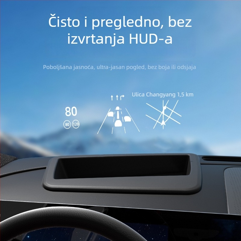 HUD zaštitno kućište za Wenjie M8/M9/M7 – ABS materijal, navigacijski okvir