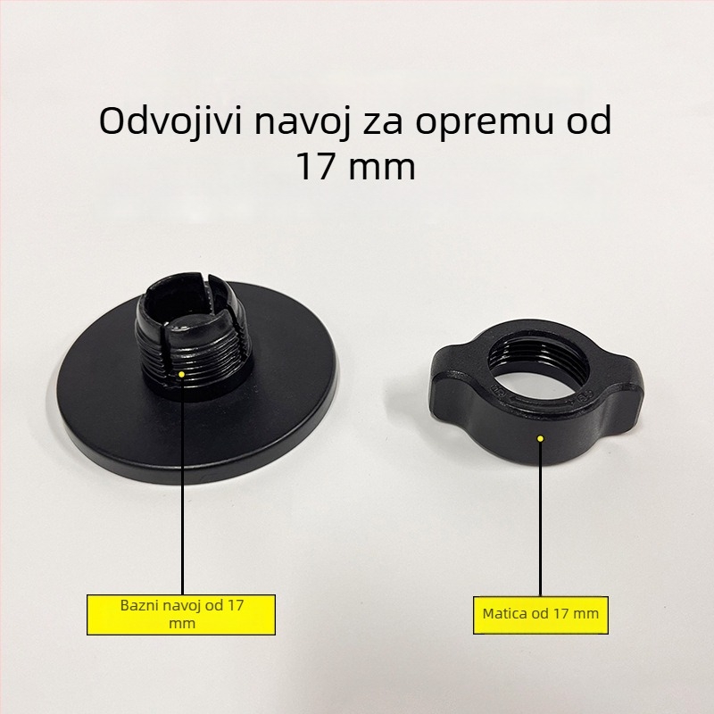 N52 snažna magnetska usisna glava, MagSafe kompatibilan, 17 mm kuglična glava, univerzalni držač za auto
