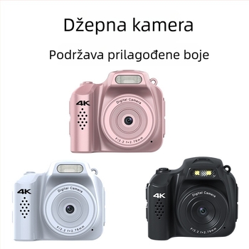 Dječja 4K kompaktna kamera, 64MP snimke, TF kartica, širokokutni objektiv, model HJD-2