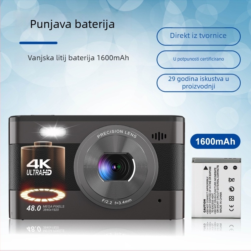 Kompaktna profesionalna kamera s 18x optičkim zumom, CMOS senzorom, 3,0-inčni LCD zaslon, 1080p video, elektronička stabilizacija slike