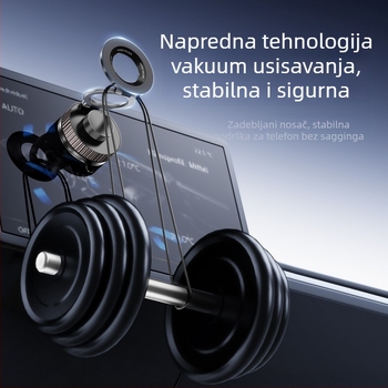 Sklopivi držač telefona za ploču automobila, univerzalni magnetski nosač, nosač navigacije sa vakuumskim ljepilom