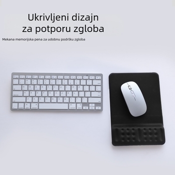 Mala podloga za zglob za tipkovnicu i miš — PVC + pjena za memoriju + PU dno; potpora zgloba; tisak logotipa; OEM prilagodba
