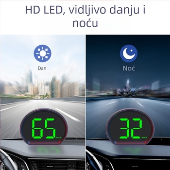 Novi X3 HUD zaslon za automobil s GPS brzomjerom