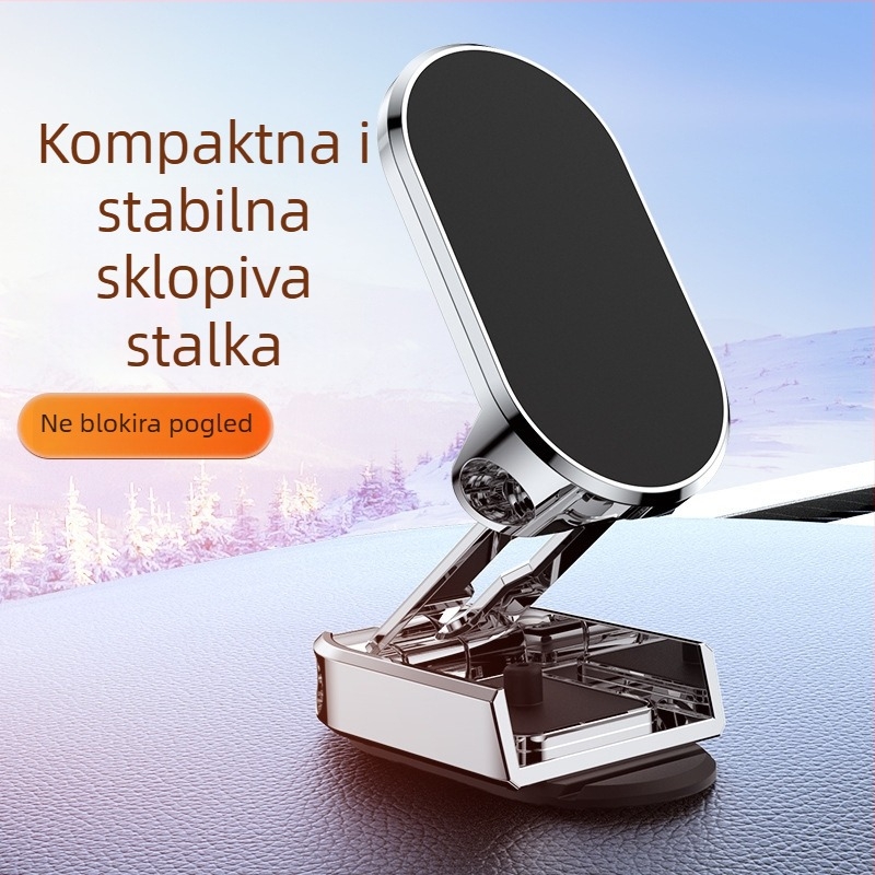 D11 Auto držač za telefon — Fire Leopard Industrial, magnetska usisna baza, legura kućište, universalna navigacija