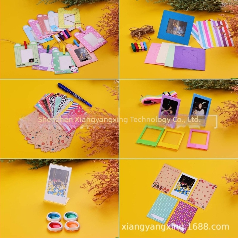 Set dodatne opreme za Instax Mini 11, 12 u 1 — uključuje torbu za kameru, foto-album i okvir; materijal PU