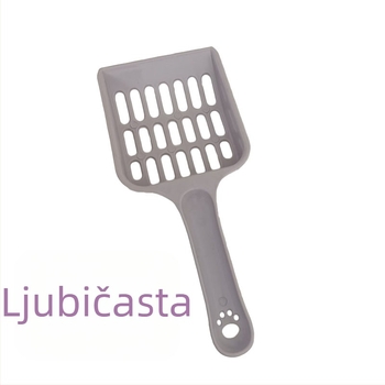 Kašika za mačji pijesak s plastičnim mrežicama, debela konstrukcija, PP materijal, brend ZL