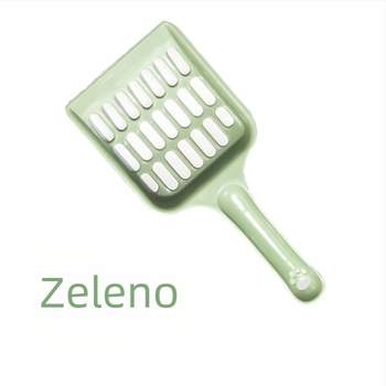 Kašika za mačji pijesak s plastičnim mrežicama, debela konstrukcija, PP materijal, brend ZL