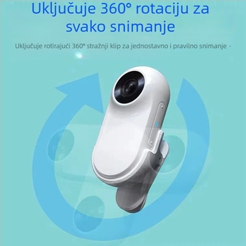 Kamera za motocikl s stražnjim klipom i stabilizacijom (1080p video; 14MP fotografija; 140° široki kut; 1" LCD; WIFI)