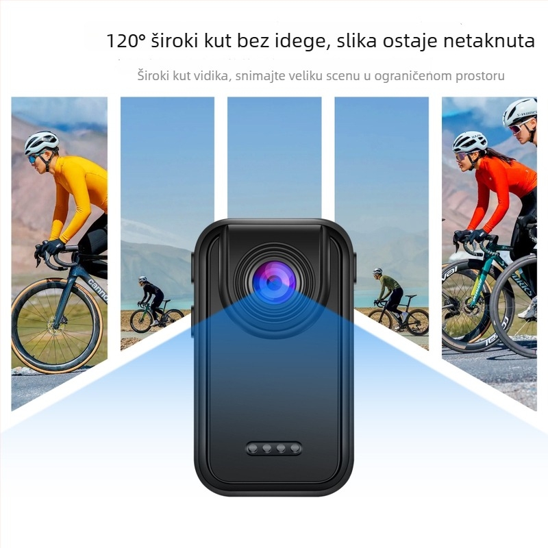 D200 Panoramska sportska kamera s 1,3-inčnim LCD-om, 3 MP senzor, ABS kućište, podrška memorijskoj kartici, trajanje baterije 2–3 sata