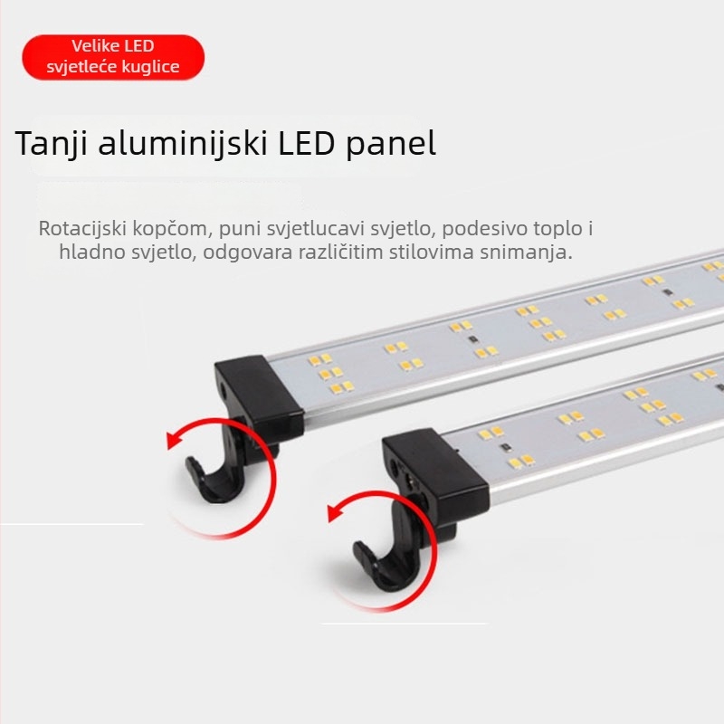 LED studijska svjetlosna kutija s softboxom, kompaktna; model 40/60/80; pogodna za osobnu fotografiju; reflektirajući materijal
