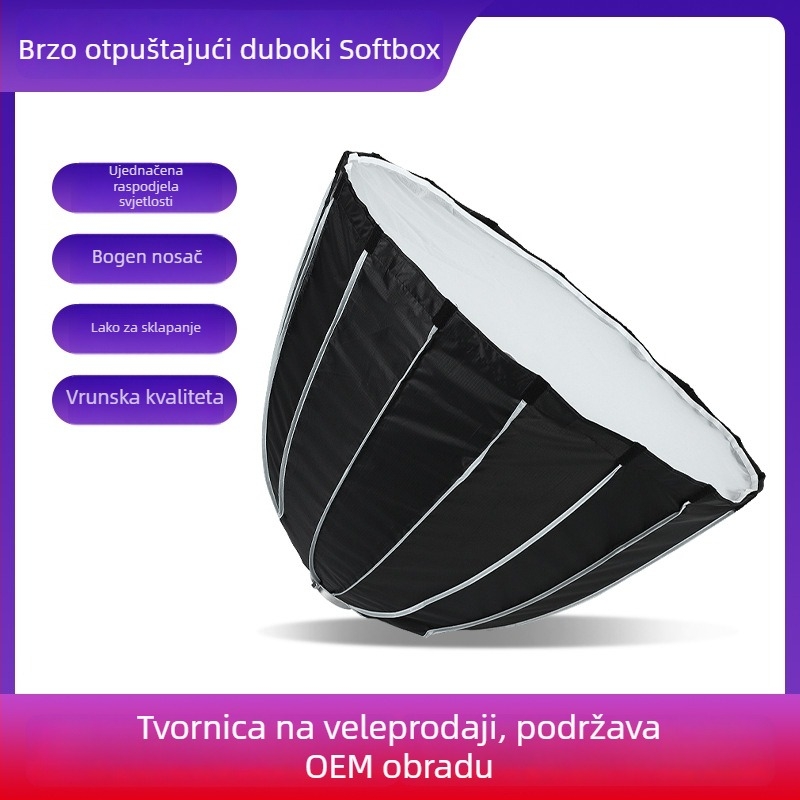 Uređaj za mekano osvjetljenje za osobnu fotografiju s mrežastim sjenilom i reflektirajućom tkaninom — Shangwei, 2023