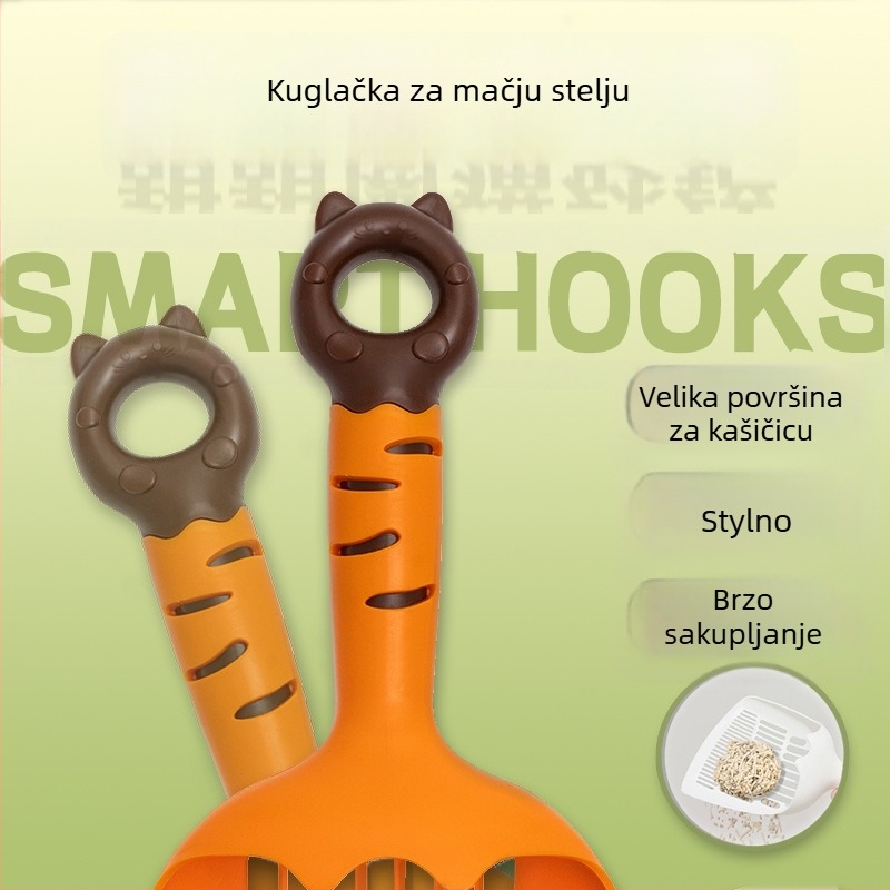 Lopatica za mačji pijesak, model 001, PP materijal, za mačke i pse, europsko tržište, nije uvezeno