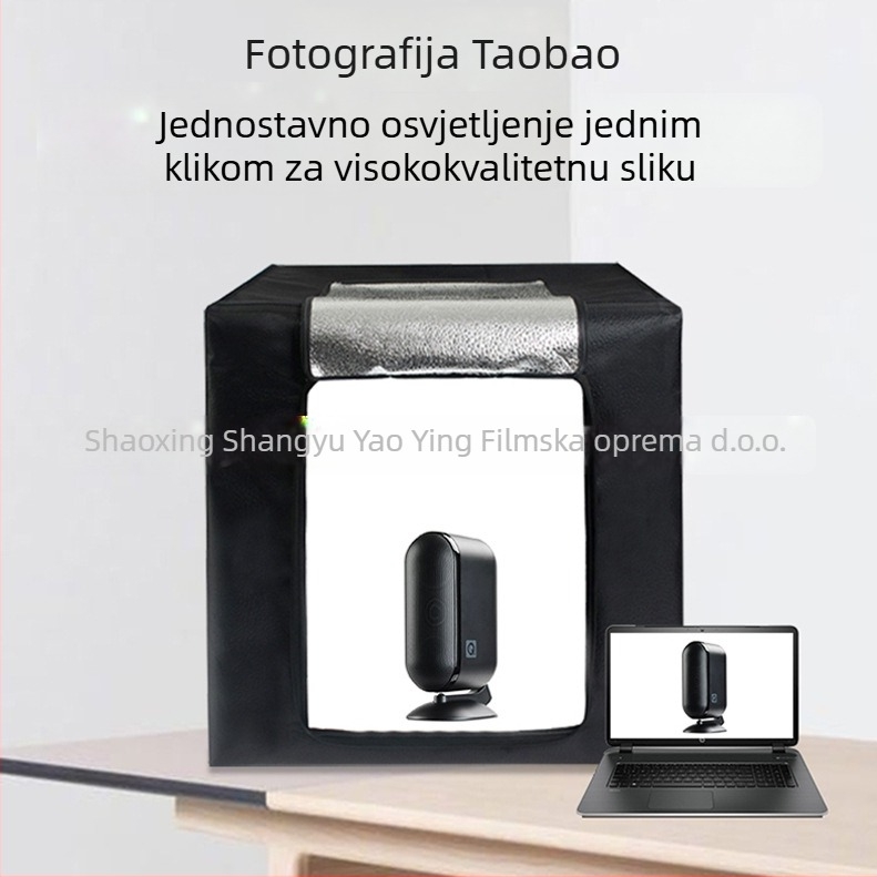 Prijenosna LED kutija za fotografiju proizvoda, malo studio s Oxford tkaninom, lansirano u listopadu 2020.