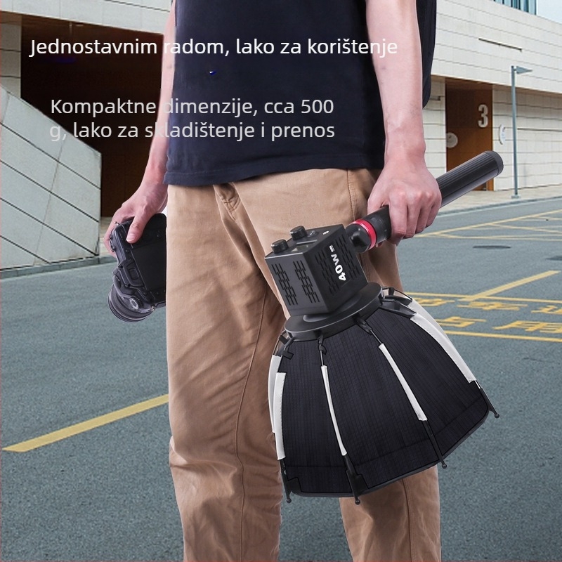 Softbox set - osmouglasti mini studijski dizajn, model Diffuser-s30; težina 388 g; za profesionalnu fotografiju