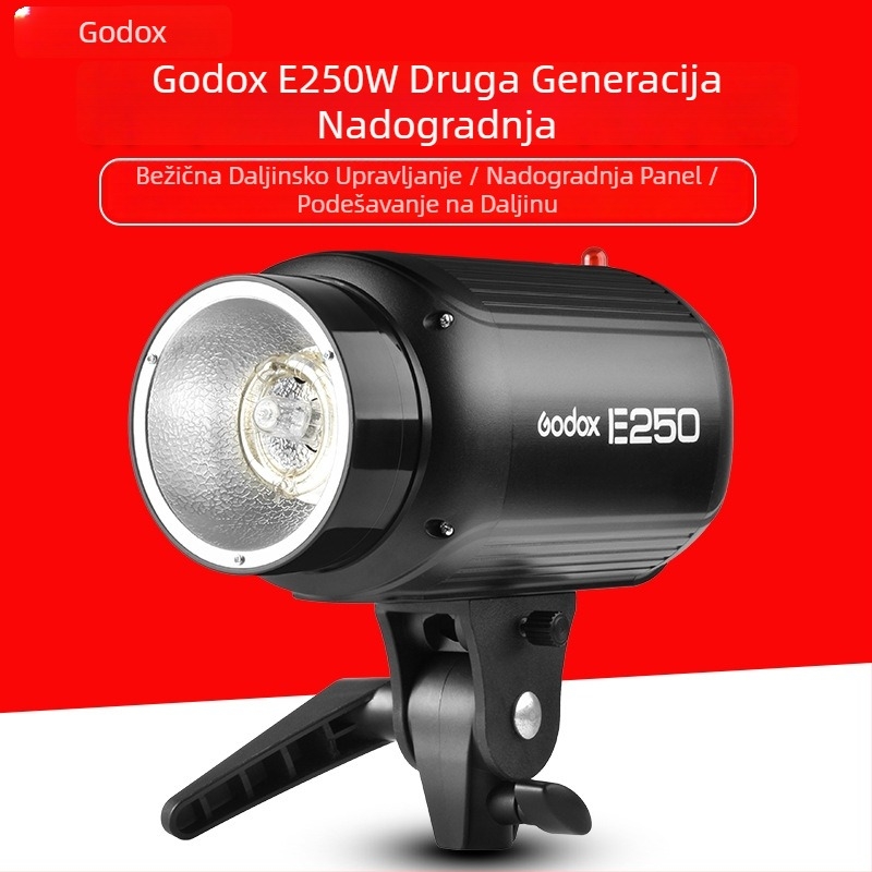 Shenniu profesionalna foto lampa 250W, podesiva jačina svjetla, bijela svjetlost 5600K, 220V, neovisno napajanje, za portret i fotografiju proizvoda