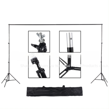 Fotografski set za rasvjetu i kišobranima, aluminijski okvir, stalci za pozadinu s netkanom tkaninom, težina 10, marka WH