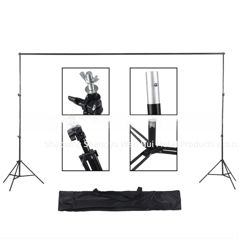 Fotografski set za rasvjetu i kišobranima, aluminijski okvir, stalci za pozadinu s netkanom tkaninom, težina 10, marka WH