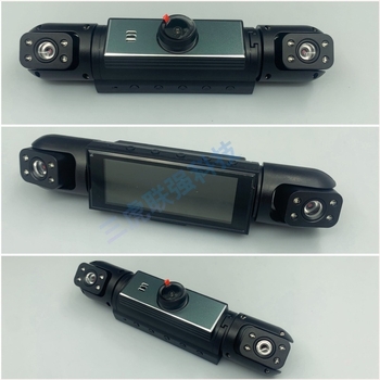 Automobilska dashcam s Wi‑Fi, 1080p, 140° široki kut, ciklično snimanje, 16GB memorije