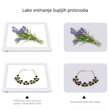 Set svjetlosnog studija bez sjene, prijenosni i sklopivi, PKT3200, Oxford tkanina, 2,46 kg