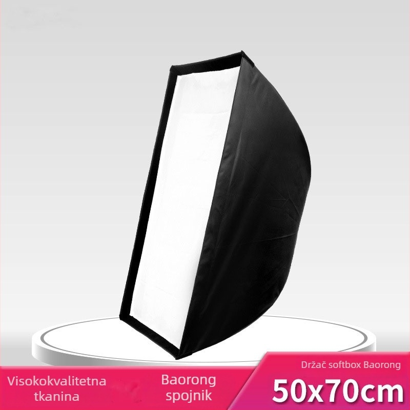 Soft light studijska rasvjeta za ispunu, aluminijska legura, PT200727, maksimalna nosivost 6–10 kg, težina 0,53 kg