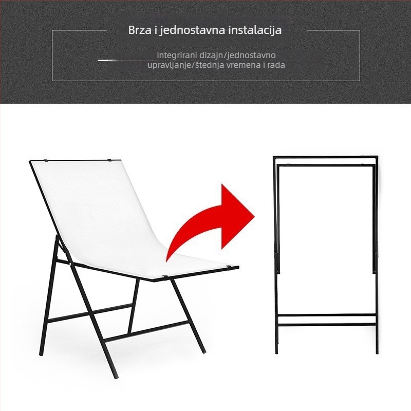 RETENG ZP-6100 Stalak za fotografiju still life – sklopivi studijski stol, metalna konstrukcija, nosivost 2–5 kg