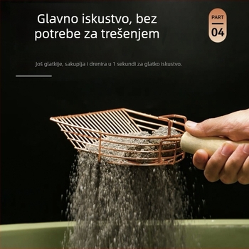 Metalna lopatica za mačji pesak Tongbo