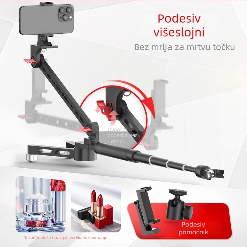 Panoramski 360° rotirajući stalak za snimanje za mobitel — Kemeituo, C serija, materijal: aluminijska legura, jamstvo proizvođača