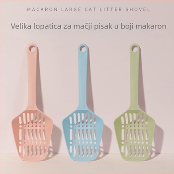 Lopatica za mačji pijesak, trokutasti dizajn, PP materijal, licencirana privatna oznaka, marka: To Send a Blessing