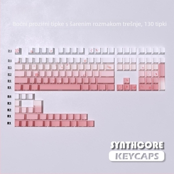 Keycapovi za numeričku tipkovnicu, kompatibilno s desktopom, Type-C priključak, bez osi, bez pozadinskog osvjetljenja