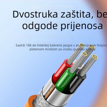 USB kabel za kameru s Mini USB sučeljem, adapter kabel, bakar bez oksida, duljine 1.8–8 m